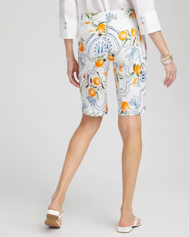 Brigitte 10 Tropical Print Shorts - image 3